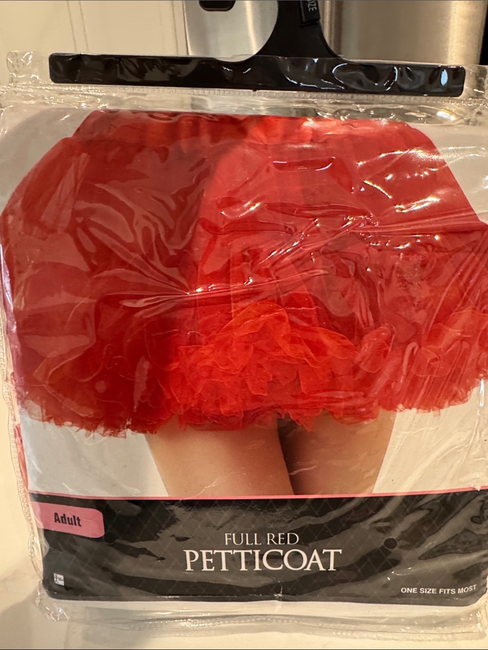 Full Red Petticoat - Flouncy Ruffled Skirt